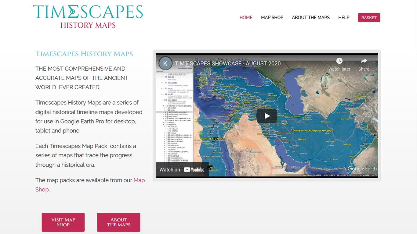 Timescapes History Maps